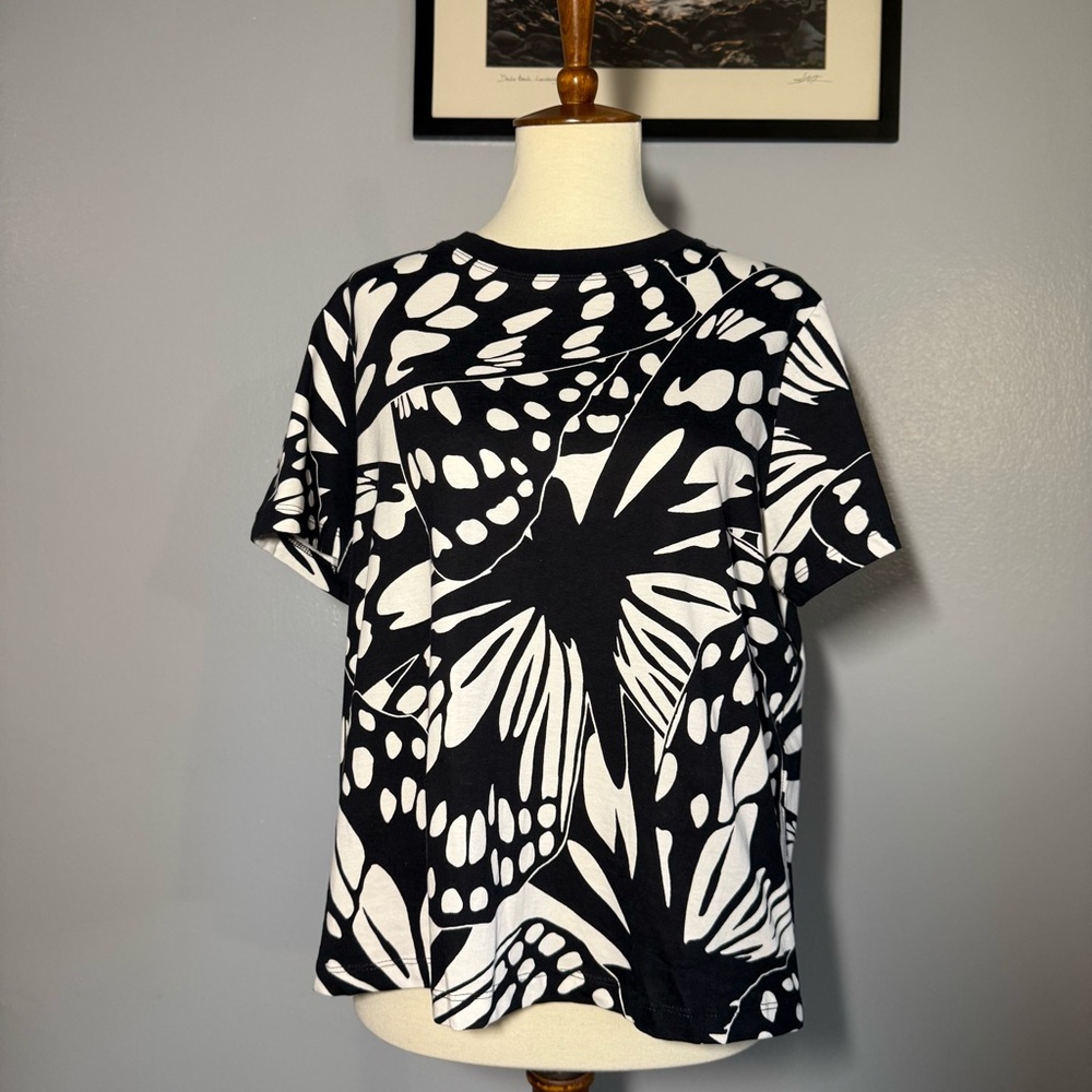 NWT Butterfly Print Cotton Shirt